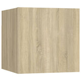 NNEVL 7 Piece TV Cabinet Set Sonoma Oak Chipboard
