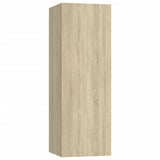 NNEVL 7 Piece TV Cabinet Set Sonoma Oak Chipboard