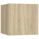 NNEVL 6 Piece TV Cabinet Set Sonoma Oak Chipboard