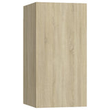 NNEVL TV Cabinets 4 pcs Sonoma Oak 30.5x30x60 cm Chipboard
