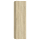 NNEVL TV Cabinets 4 pcs Sonoma Oak 30.5x30x110 cm Chipboard