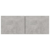 NNEVL TV Cabinets 4 pcs Concrete Grey 80x30x30 cm Engineered Wood