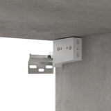 NNEVL TV Cabinets 4 pcs Concrete Grey 100x30x30 cm Engineered Wood