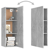 NNEVL 5 Piece TV Cabinet Set Concrete Grey Chipboard