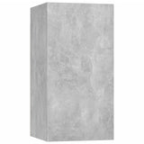 NNEVL 4 Piece TV Cabinet Set Concrete Grey Chipboard