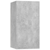 NNEVL 4 Piece TV Cabinet Set Concrete Grey Chipboard