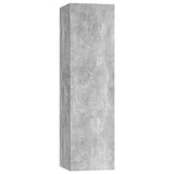 NNEVL TV Cabinets 4 pcs Concrete Grey 30.5x30x110 cm Chipboard