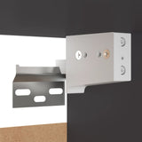 NNEVL Bedside Cabinet Grey 30.5x30x30 cm Chipboard