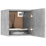 NNEVL Bedside Cabinets 2 pcs Concrete Grey 30.5x30x30 cm Chipboard