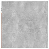 NNEVL Bedside Cabinets 2 pcs Concrete Grey 30.5x30x30 cm Chipboard