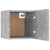 NNEVL Bedside Cabinets 2 pcs Concrete Grey 30.5x30x30 cm Chipboard