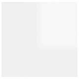 NNEVL Bedside Cabinets 2 pcs High Gloss White 30.5x30x30 cm Chipboard