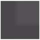 NNEVL Bedside Cabinet High Gloss Grey 30.5x30x30 cm Chipboard