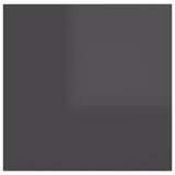 NNEVL Bedside Cabinets 2 pcs High Gloss Grey 30.5x30x30 cm Chipboard
