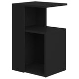 NNEVL Side Table Black 36x30x56 cm Chipboard