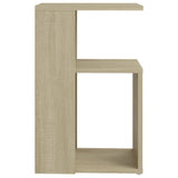 NNEVL Side Table Sonoma Oak 36x30x56 cm Chipboard