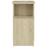 NNEVL Side Table Sonoma Oak 36x30x56 cm Chipboard