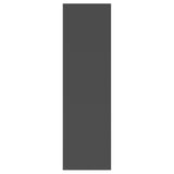 NNEVL Wall Shelf Grey 75x16x55 cm Chipboard