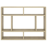 NNEVL Wall Shelf Sonoma Oak 75x16x55 cm Chipboard