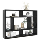 NNEVL Wall Shelf High Gloss Black 75x16x55 cm Chipboard