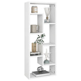 NNEVL Wall Shelf White 36x16x90 cm Chipboard