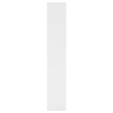 NNEVL Wall Shelf White 36x16x90 cm Chipboard