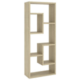 NNEVL Wall Shelf Sonoma Oak 36x16x90 cm Chipboard