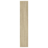 NNEVL Wall Shelf Sonoma Oak 36x16x90 cm Chipboard