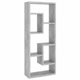 NNEVL Wall Shelf Concrete Grey 36x16x90 cm Chipboard