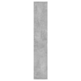 NNEVL Wall Shelf Concrete Grey 36x16x90 cm Chipboard