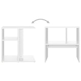NNEVL Side Table White 50x30x50 cm Chipboard