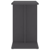 NNEVL Side Table Grey 50x30x50 cm Chipboard