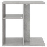 NNEVL Side Table Concrete Grey 50x30x50 cm Chipboard