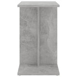 NNEVL Side Table Concrete Grey 50x30x50 cm Chipboard