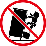 NNEVL Side Cabinet with Wheels Concrete Grey 33x38x60 cm Chipboard