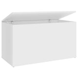 NNEVL Storage Chest White 84x42x46 cm Engineered Wood