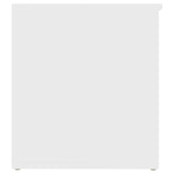 NNEVL Storage Chest White 84x42x46 cm Engineered Wood