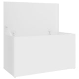NNEVL Storage Chest White 84x42x46 cm Engineered Wood