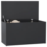 NNEVL Storage Chest Grey 84x42x46 cm Engineered Wood