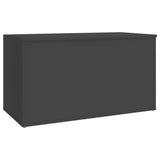 NNEVL Storage Chest Grey 84x42x46 cm Engineered Wood