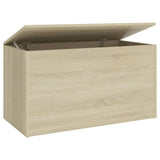 NNEVL Storage Chest Sonoma Oak 84x42x46 cm Engineered Wood