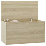 NNEVL Storage Chest Sonoma Oak 84x42x46 cm Engineered Wood