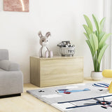 NNEVL Storage Chest Sonoma Oak 84x42x46 cm Engineered Wood