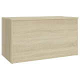 NNEVL Storage Chest Sonoma Oak 84x42x46 cm Engineered Wood