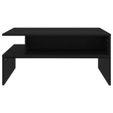 NNEVL Coffee Table Black 90x60x42.5 cm Chipboard