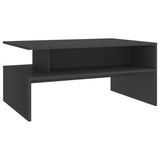 NNEVL Coffee Table Grey 90x60x42.5 cm Chipboard