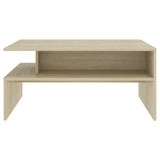 NNEVL Coffee Table Sonoma Oak 90x60x42.5 cm Chipboard