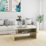 NNEVL Coffee Table Sonoma Oak 90x60x42.5 cm Chipboard