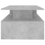NNEVL Coffee Table Concrete Grey 90x60x42.5 cm Chipboard