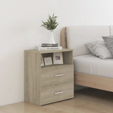 NNEVL Bed Cabinet Sonoma Oak 50x32x60 cm